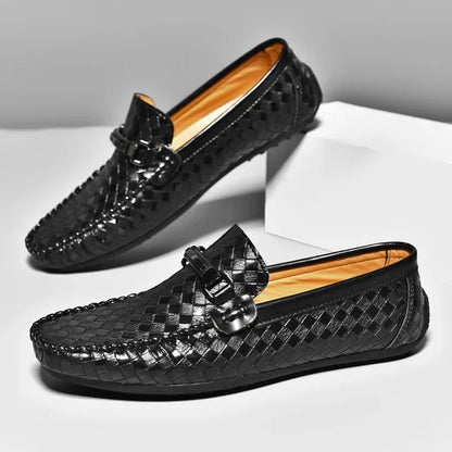 Heren Leren Loafers Comfortabele Zomerschoenen Stijlvol
