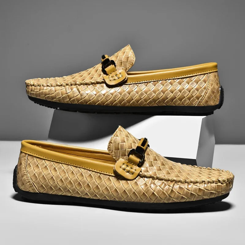 Heren Leren Loafers Comfortabele Zomerschoenen Stijlvol