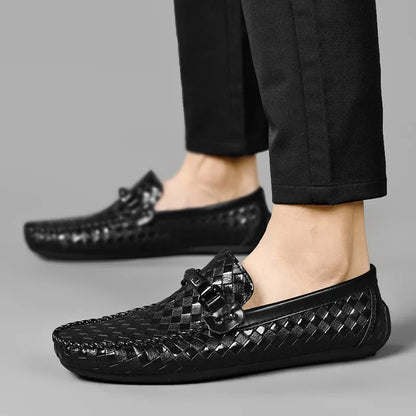 Heren Leren Loafers Comfortabele Zomerschoenen Stijlvol