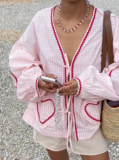 Vrouwelijke Blouse met Bloemenprint voor Zomerse Stijl - StudioMarella