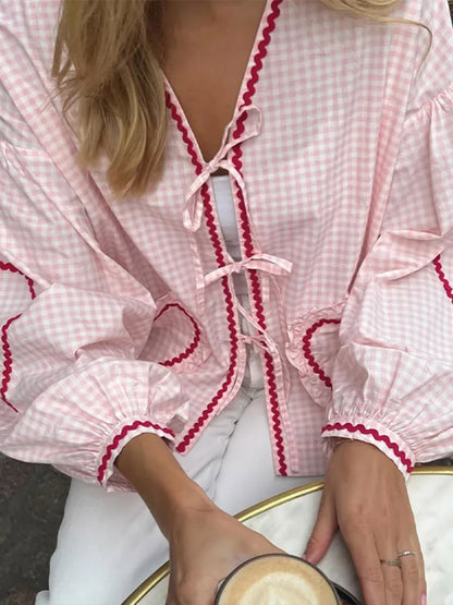 Vrouwelijke Blouse met Bloemenprint voor Zomerse Stijl
