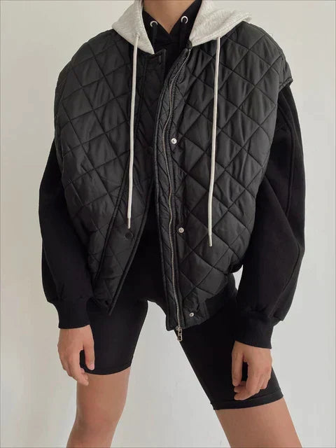 Warm Gewatteerd Vest met Capuchon voor Vrouwen en Mannen