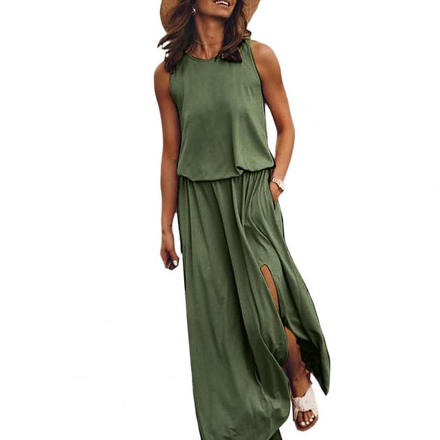 Zomerjurk Lange Jurk Vrouwelijk Elegante Stijl