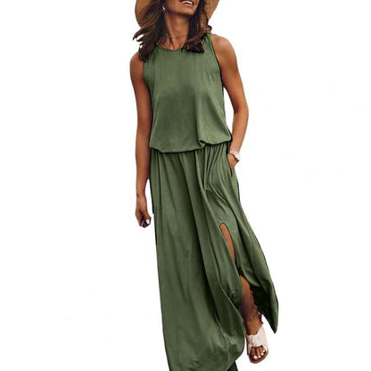 Zomerjurk Lange Jurk Vrouwelijk Elegante Stijl