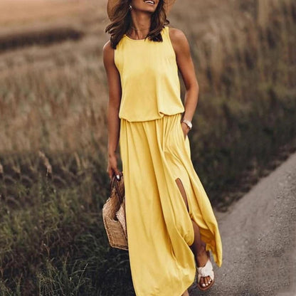 Zomerjurk Lange Jurk Vrouwelijk Elegante Stijl