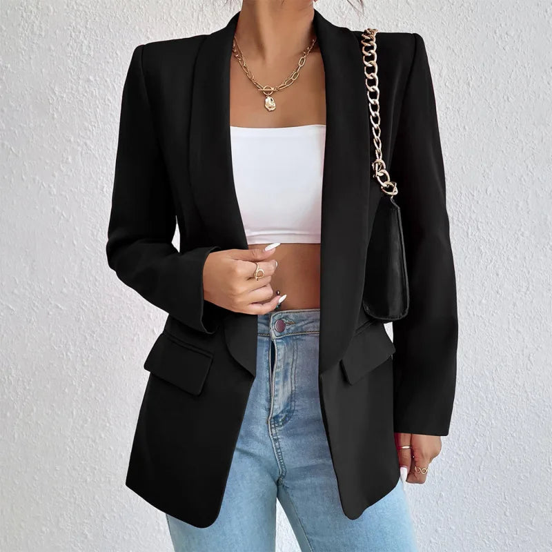 Dames Blazer Slim Fit Stijlvol Elegant