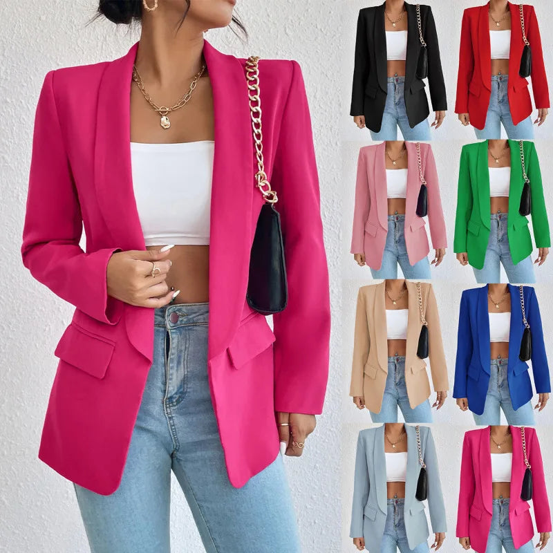 Dames Blazer Slim Fit Stijlvol Elegant