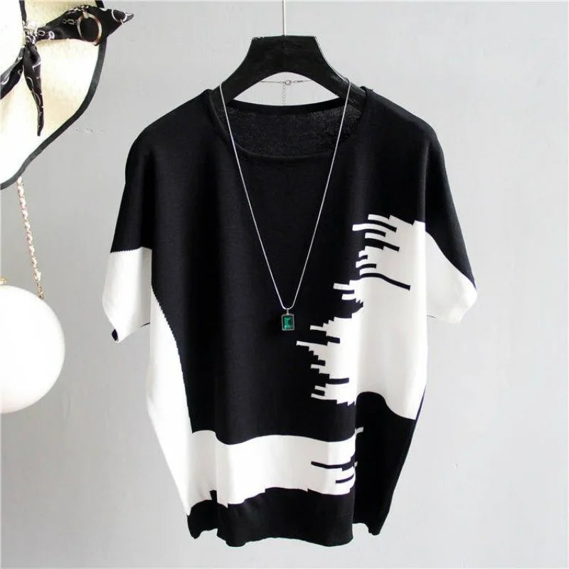 Zomer T-shirt Oversized Lose Fit voor Dames