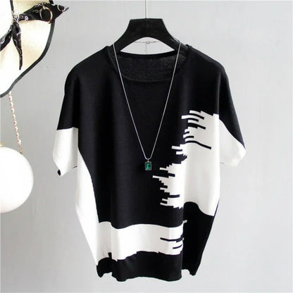 Zomer T-shirt Oversized Lose Fit voor Dames