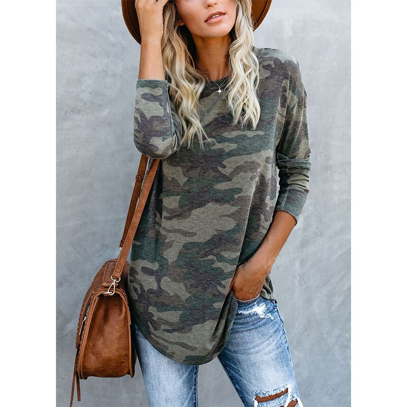 Camouflage Shirt Met Comfort Fit voor Buiten