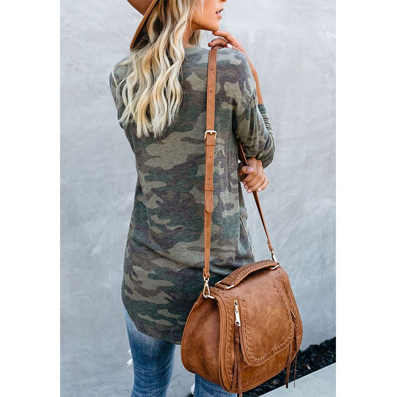 Camouflage Shirt Met Comfort Fit voor Buiten