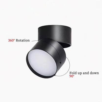 Verstelbare LED Plafondspot in Modern Scandinavisch Design – Warm Wit 3000K