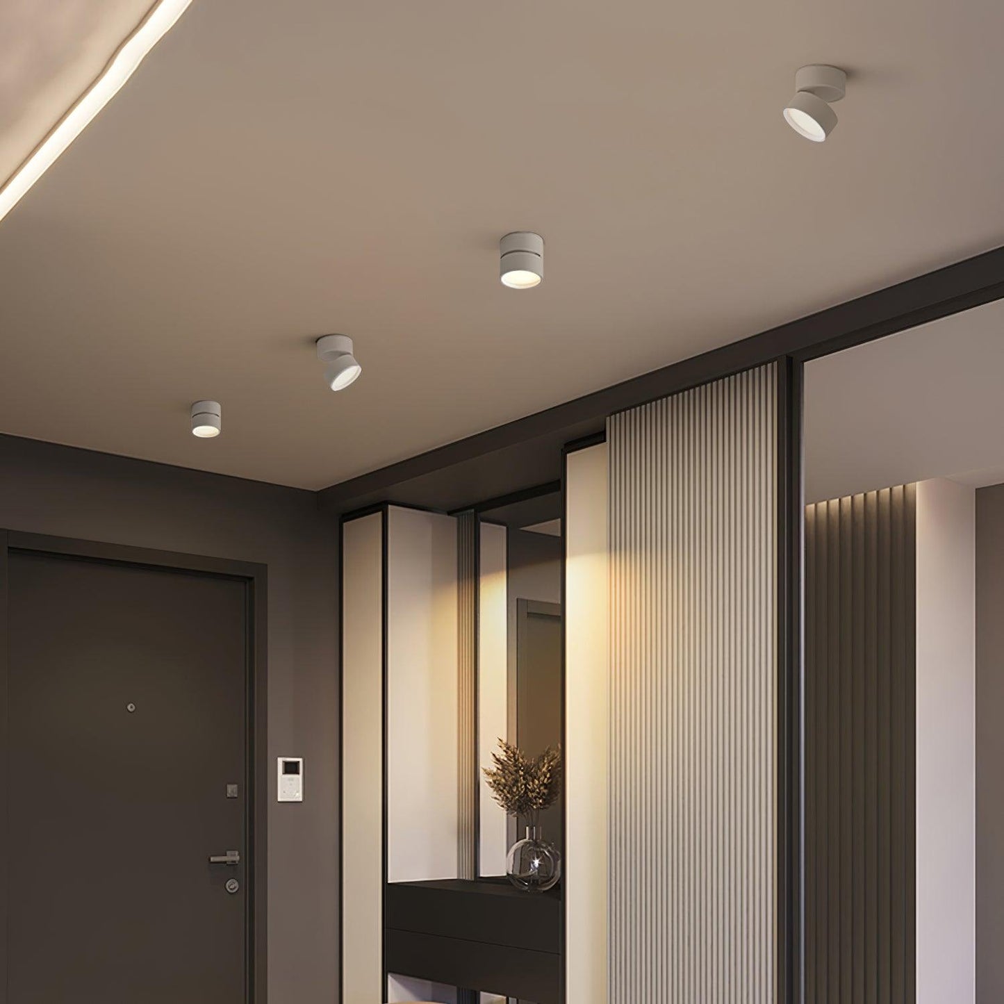 Verstelbare LED Plafondspot in Modern Scandinavisch Design – Warm Wit 3000K