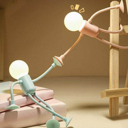 Verstelbare LED Tafellamp Zwart Wit Blauw Beige met Buigbare Armen Flexibel Sfeerlicht voor Woonkamer Slaapkamer Kantoor Bureau Modern Design Energiebesparend Warm Licht Dimbaar Decoratief Kinderkamer Nachtlampje Leeslamp