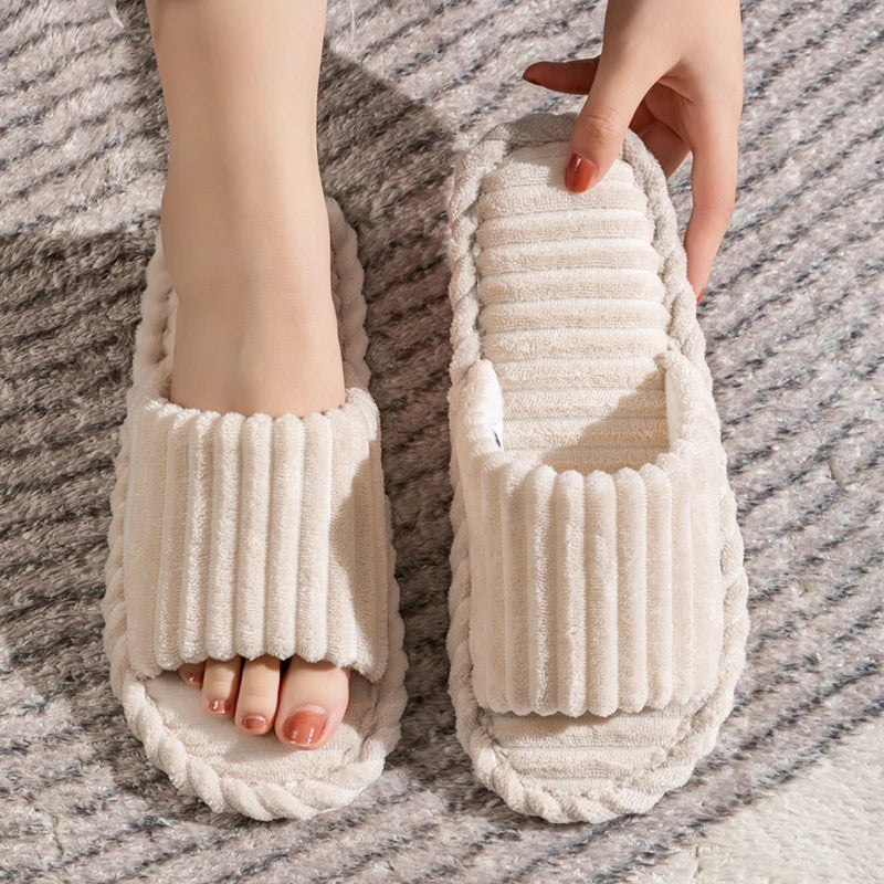 Herense Sandalen Pantoffels met Strepen