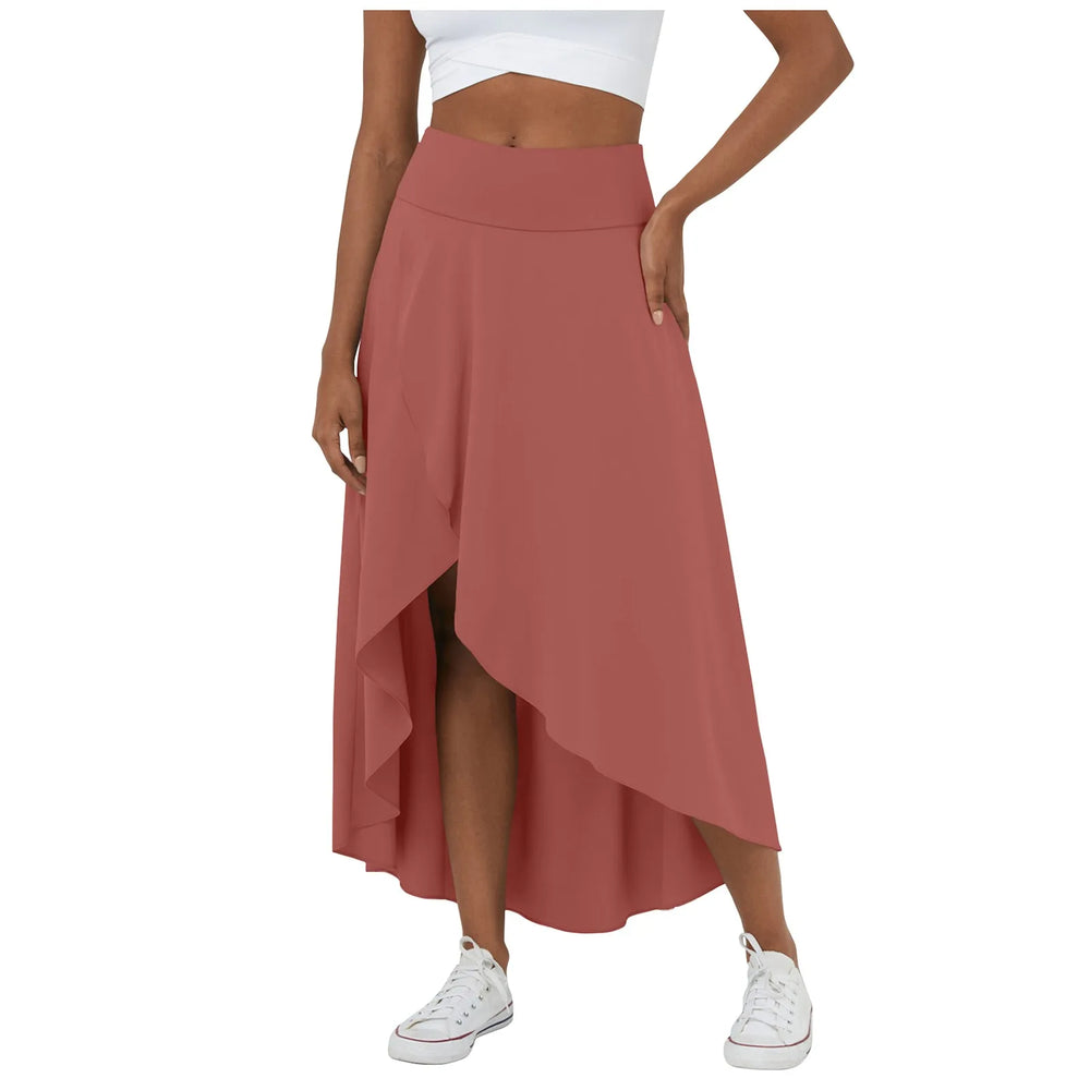 Lange Rok Hoge Split Jurk Zomerse Stijl