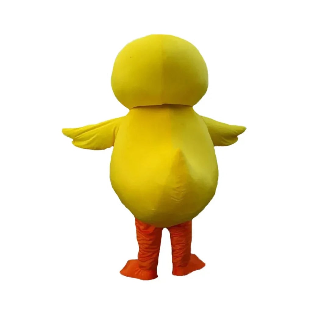 Opblaasbaar Eendenkostuum voor Volwassenen Mascotte Carnaval Feesten Themafeesten XL Geel Funny Kostuum Pak