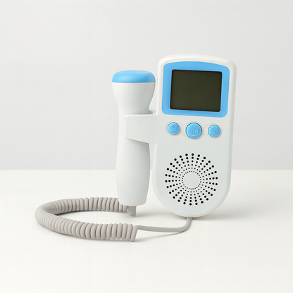 Babyhartmonitor Draagbare Foetale Doppler Zwangerschap Hartslag Tracker met LCD Display voor Thuisgebruik 3MHz Sonde