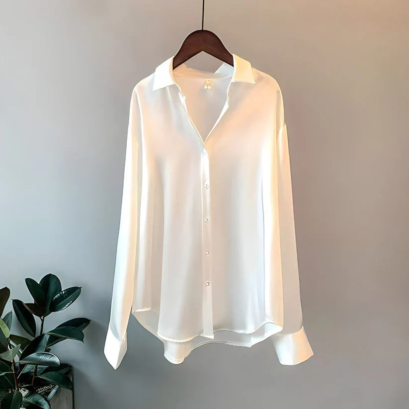 Zijden Jurk Comfortabel Elegante Avondjurk