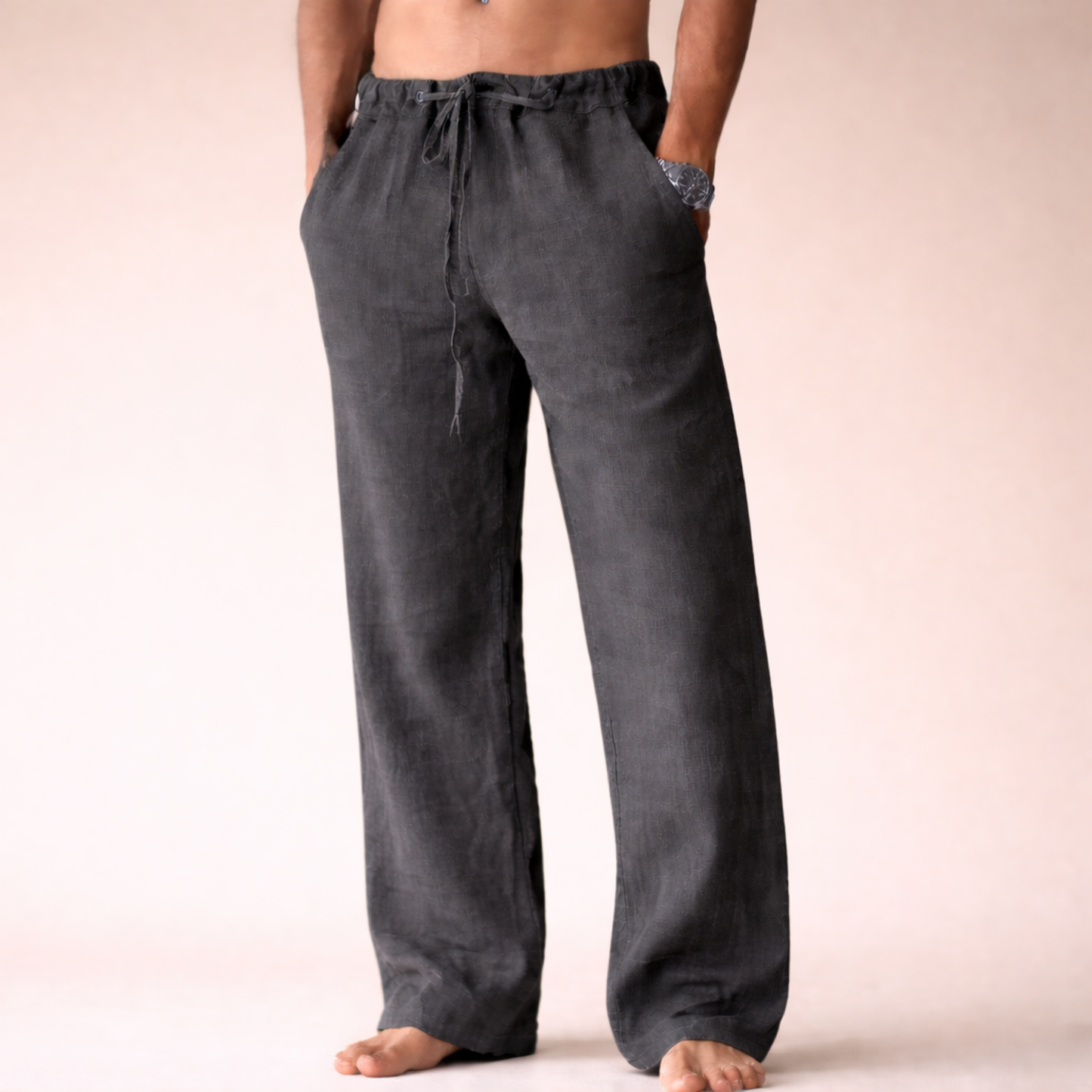 Lichte Linnen Broek voor Mannen Casual