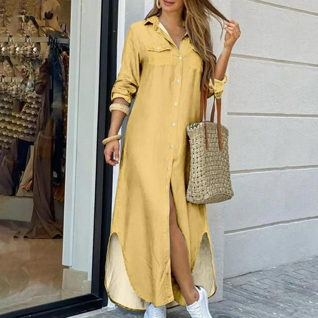Vrouwen Zomerjurk Maxi Jurk Casual Lange Jurk