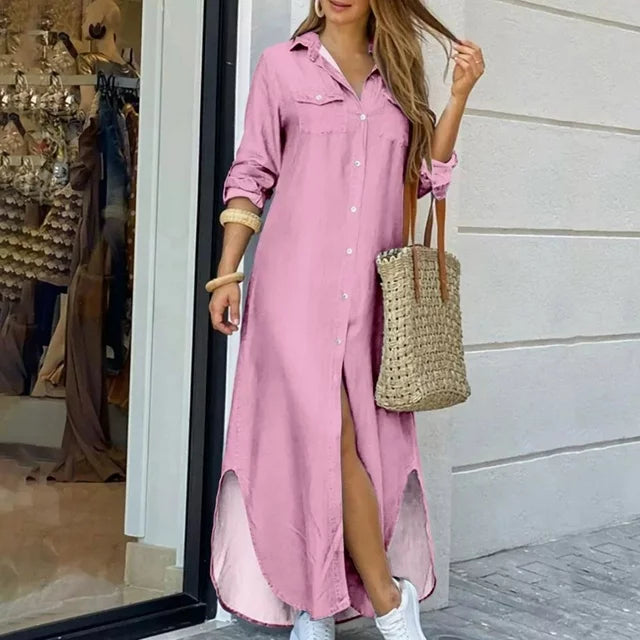Vrouwen Zomerjurk Maxi Jurk Casual Lange Jurk
