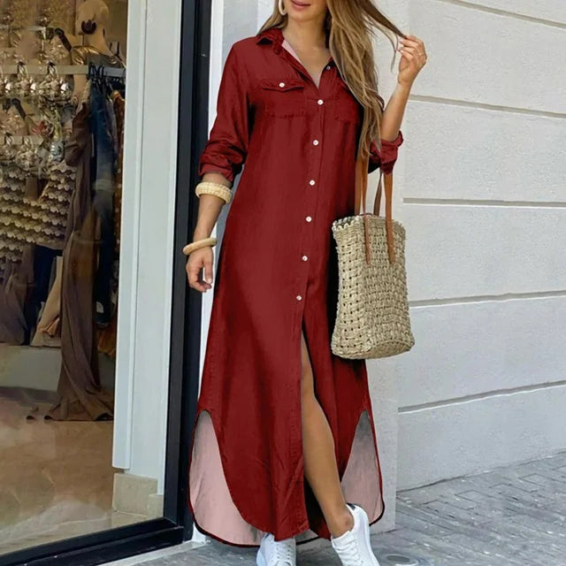 Vrouwen Zomerjurk Maxi Jurk Casual Lange Jurk