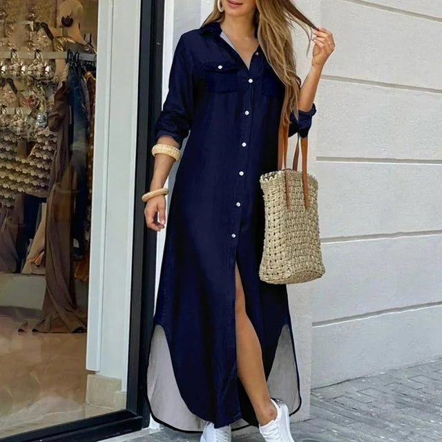 Vrouwen Zomerjurk Maxi Jurk Casual Lange Jurk