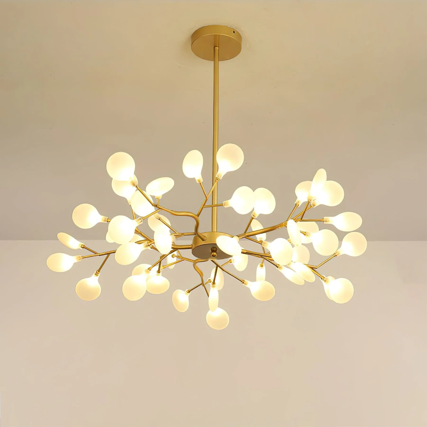 Firefly LED Kroonluchter G4 LED 3000K Zwart/Wit Eettafel Verlichting Modern Design Plafondlamp Grote Ruimte