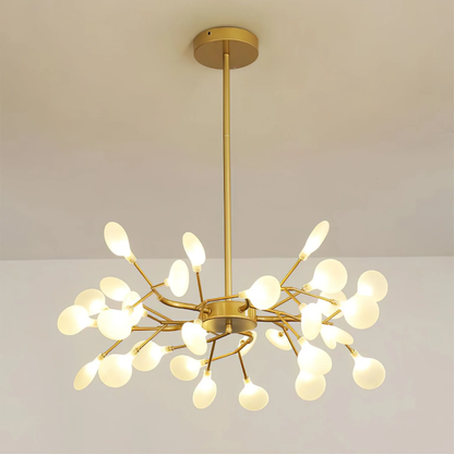 Firefly LED Kroonluchter G4 LED 3000K Zwart/Wit Eettafel Verlichting Modern Design Plafondlamp Grote Ruimte