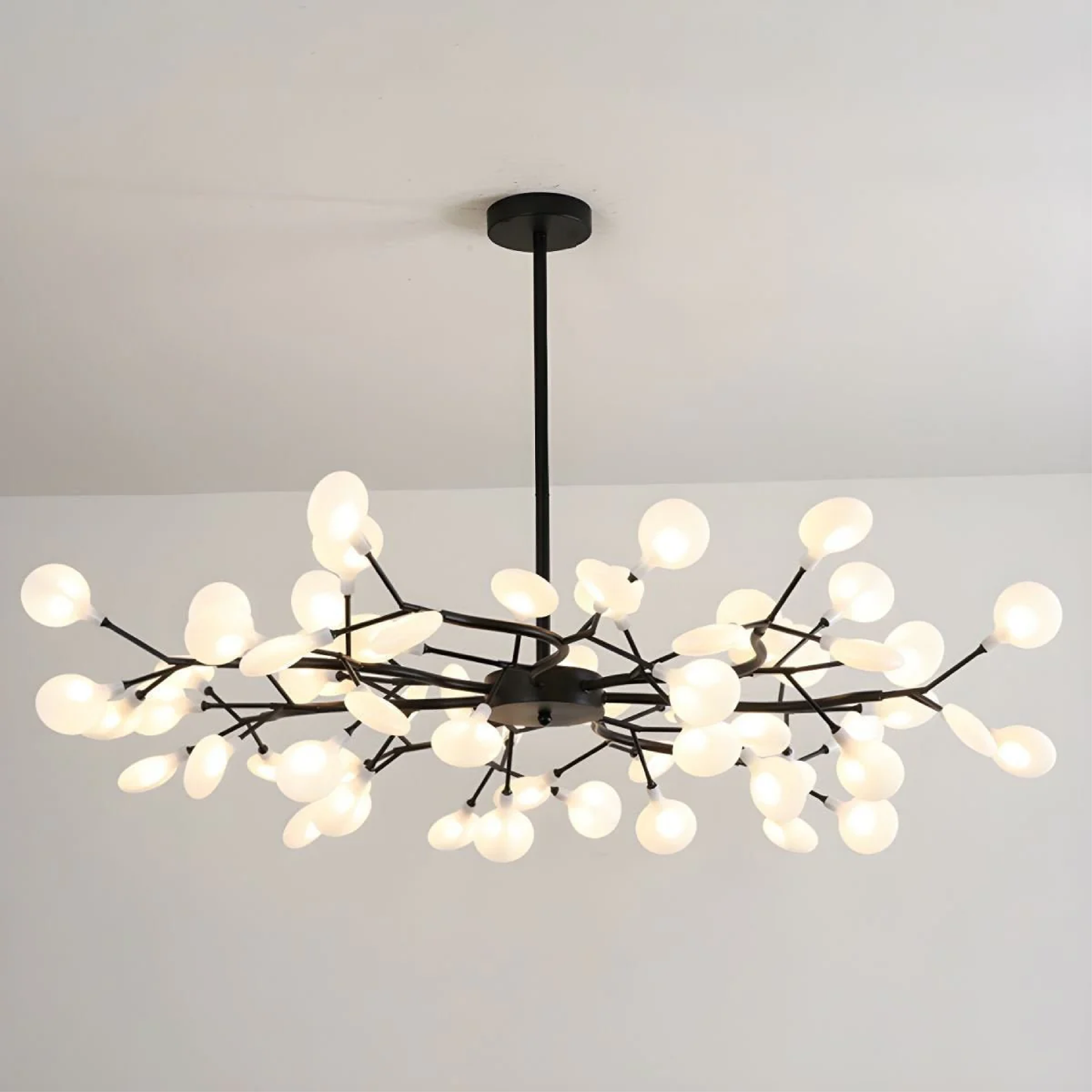 Firefly LED Kroonluchter G4 LED 3000K Zwart/Wit Eettafel Verlichting Modern Design Plafondlamp Grote Ruimte