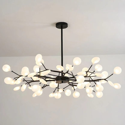 Firefly LED Kroonluchter G4 LED 3000K Zwart/Wit Eettafel Verlichting Modern Design Plafondlamp Grote Ruimte