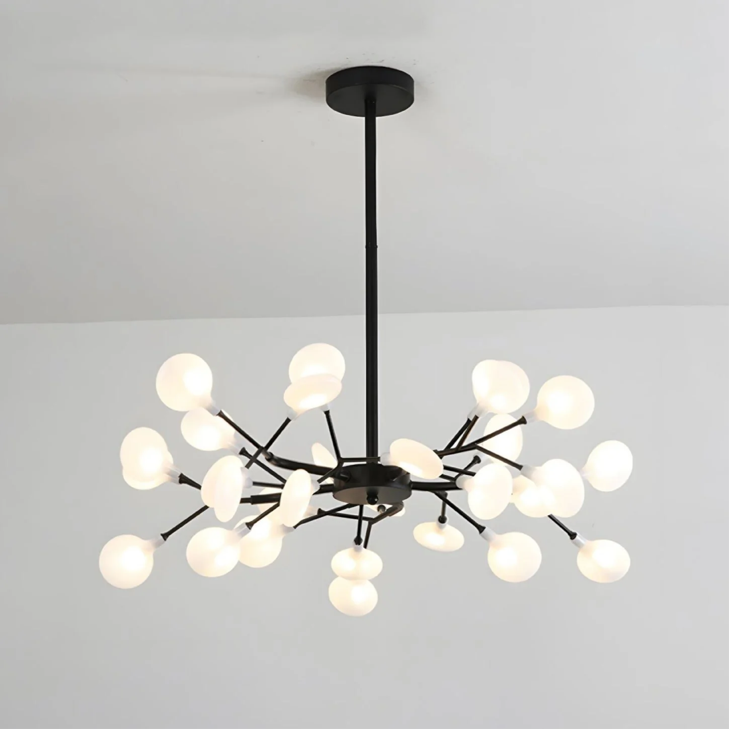 Firefly LED Kroonluchter G4 LED 3000K Zwart/Wit Eettafel Verlichting Modern Design Plafondlamp Grote Ruimte