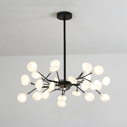 Firefly LED Kroonluchter G4 LED 3000K Zwart/Wit Eettafel Verlichting Modern Design Plafondlamp Grote Ruimte