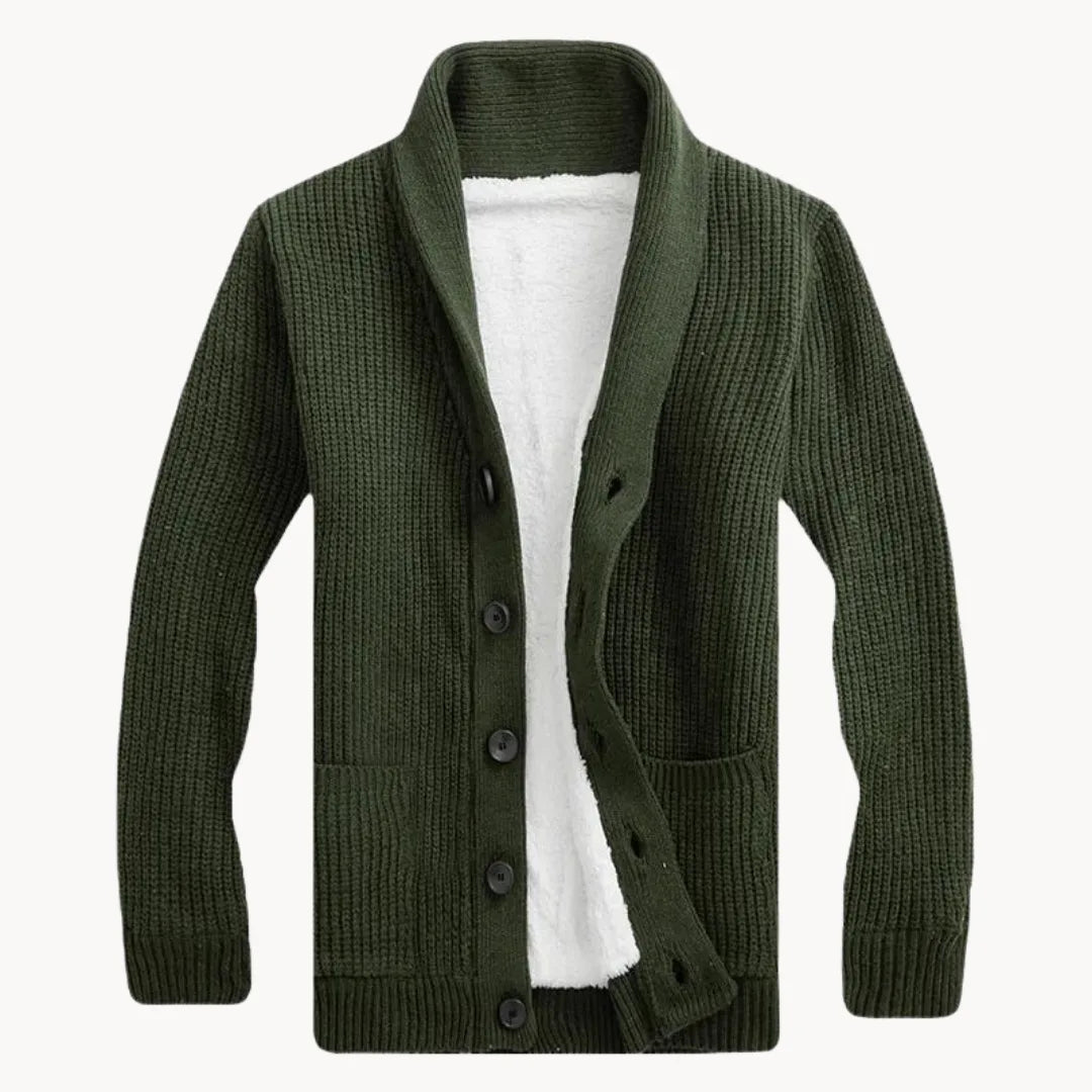 Fleece Trui Heren met Voorzakken en Capuchon