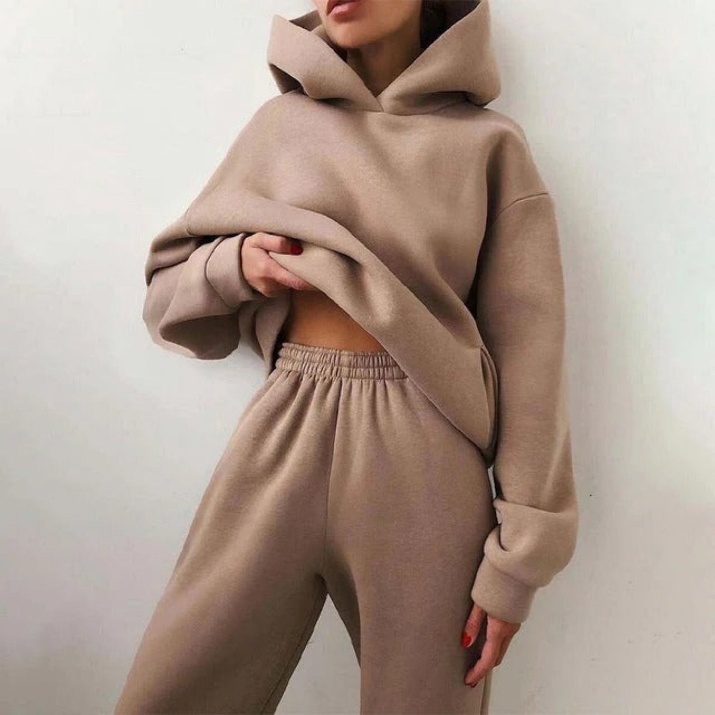 Dames Winterset Hoodie Broek Warm en Comfortabel