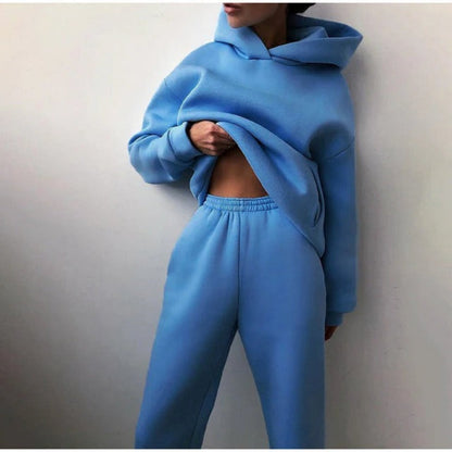 Dames Winterset Hoodie Broek Warm en Comfortabel