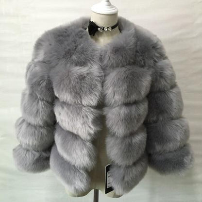 Fleur Damesjas Winter | Imitatiebont, Glamoureus en Comfortabel 5