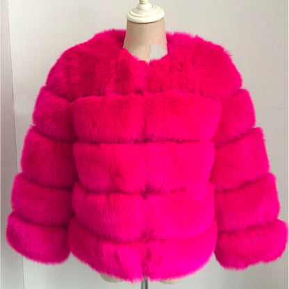 Fleur Damesjas Winter | Imitatiebont, Glamoureus en Comfortabel 7