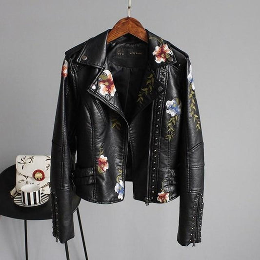 Dames Leren Jack Kunstleer Tijdloos Stijlvol Design - StudioMarella