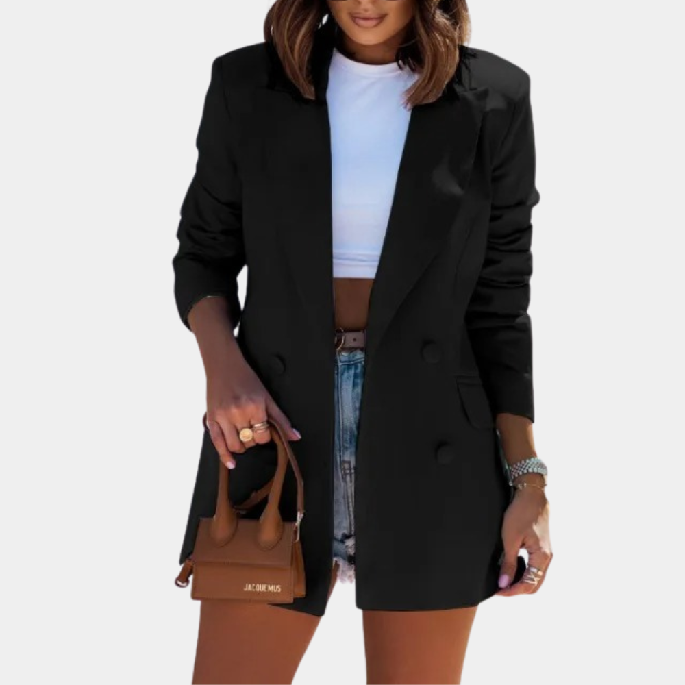 Lange Blazer Elegante Jas voor Vrouw