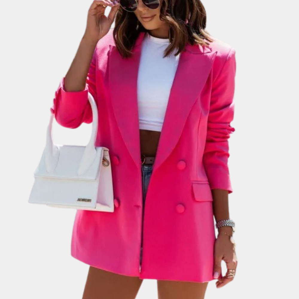 Lange Blazer Elegante Jas voor Vrouw