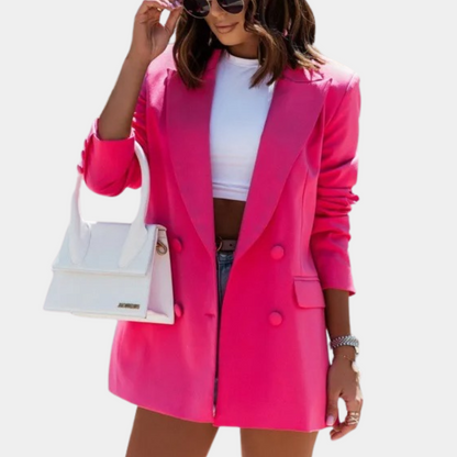 Lange Blazer Elegante Jas voor Vrouw