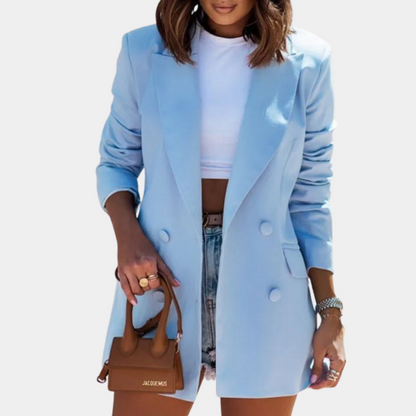 Lange Blazer Elegante Jas voor Vrouw