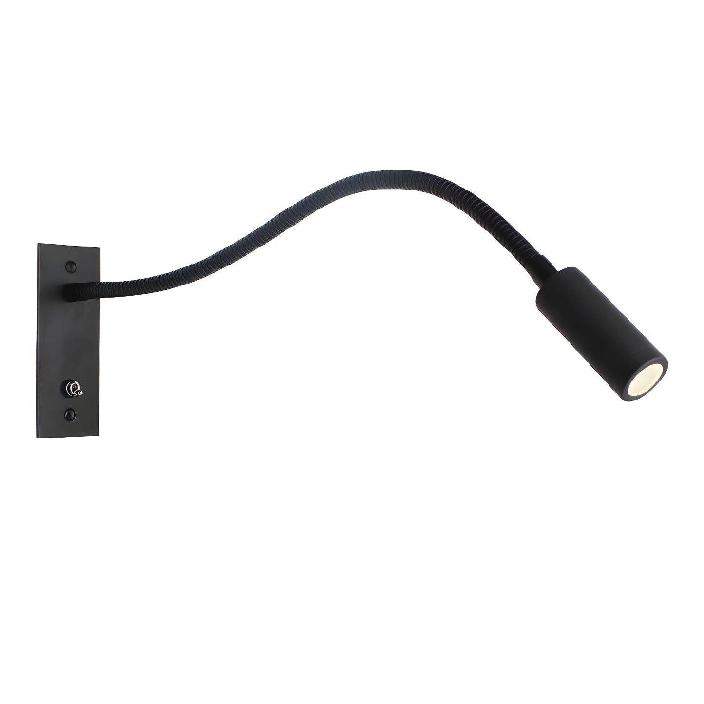 Elezor Flexibele Gooseneck Wandlamp LED Zwart Leeslamp Slaapkamer Bed Wandverlichting Richtbaar Modern Minimalistisch