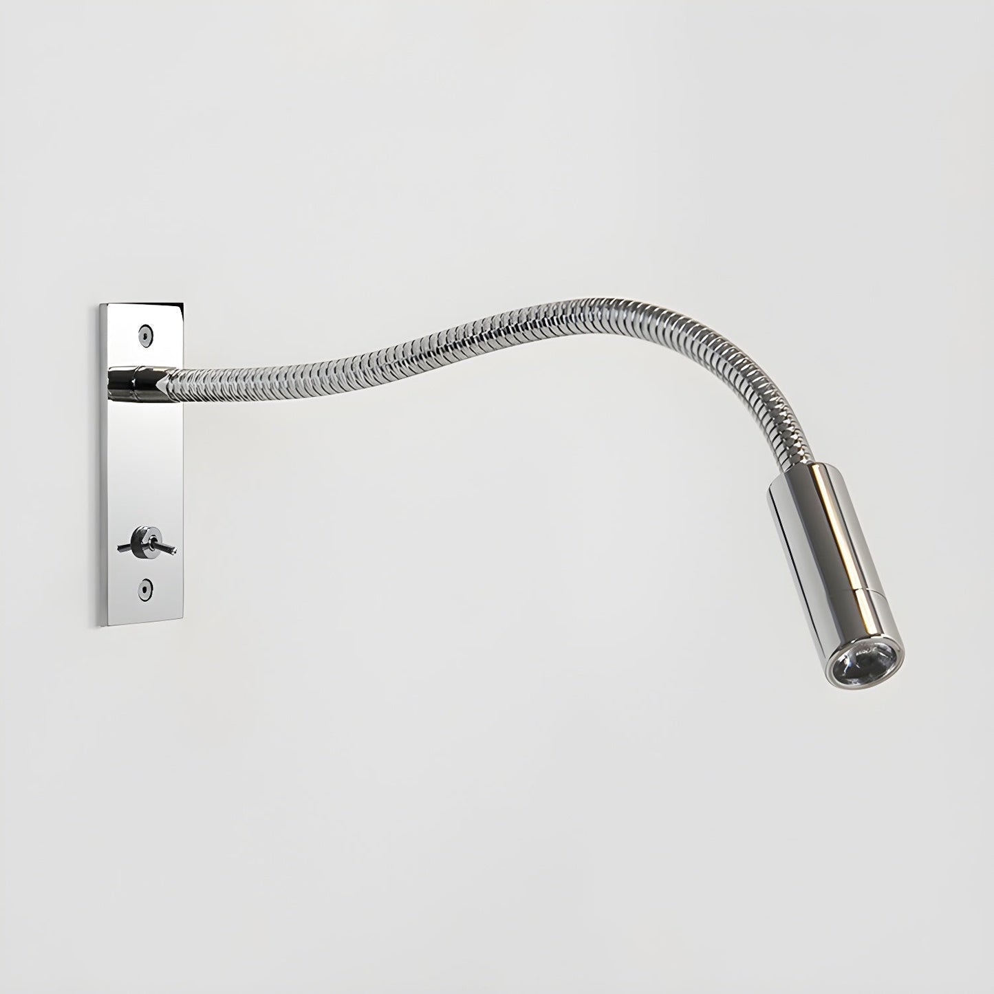 Elezor Flexibele Gooseneck Wandlamp LED Zwart Leeslamp Slaapkamer Bed Wandverlichting Richtbaar Modern Minimalistisch