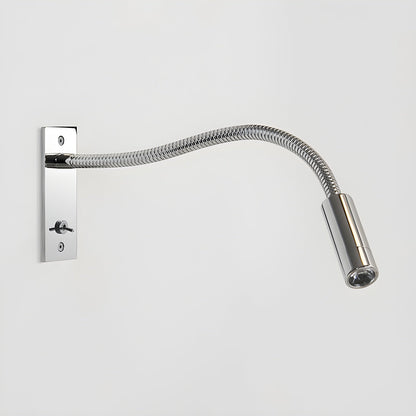 Elezor Flexibele Gooseneck Wandlamp LED Zwart Leeslamp Slaapkamer Bed Wandverlichting Richtbaar Modern Minimalistisch