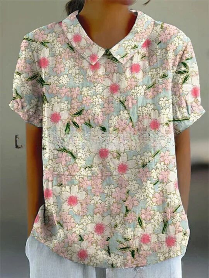 Bloemenjurk Vrouwelijke Floreale Zomerjurk Elegante Stijl