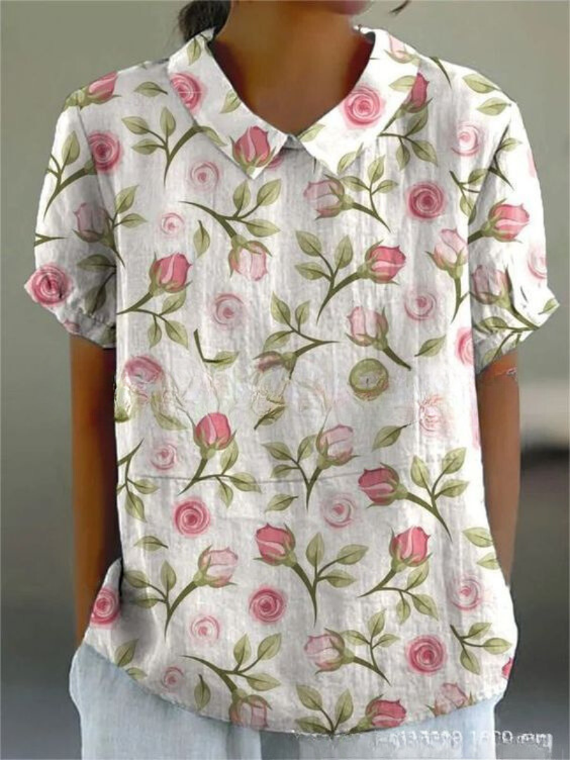 Bloemenjurk Vrouwelijke Floreale Zomerjurk Elegante Stijl