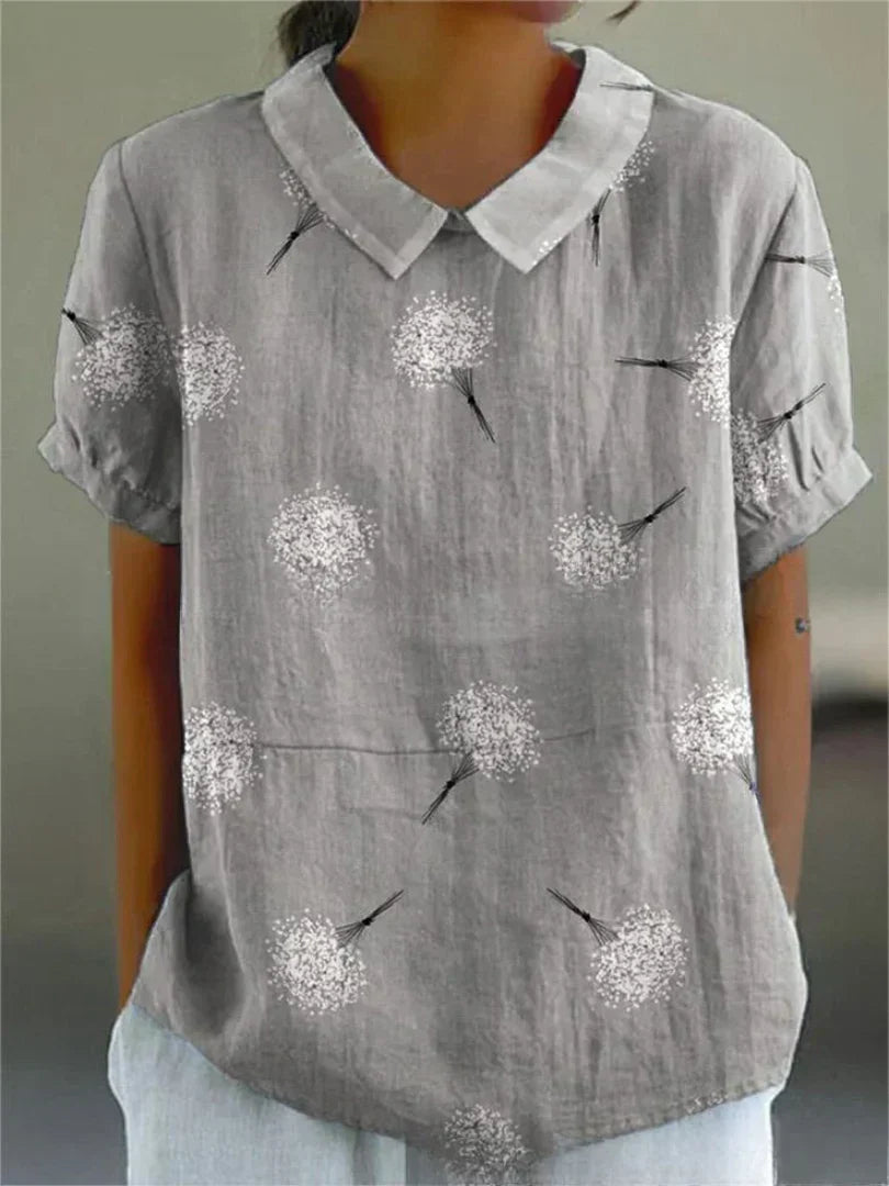 Variant image for Sumper | Top Estivo Floreale con Maniche Corte-13